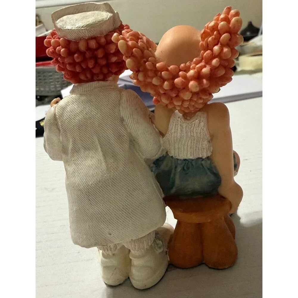 Vintage Clown Doctor Figurine Cast Art Industries Funny Resin Collectible